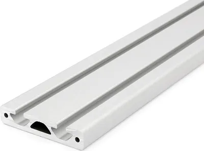 Produktbild von Länge 50mm - Aluminiumprofil 80x16S I-Typ Nut 8 (schwer), silber eloxiert. Aluminium Profil 80x16 Alu Profil 80 x 16 Montage- Systemprofil