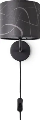 Produktbild von Tischlampe Nachttisch Stoffschirm Wandleuchte Wohnzimmer Tischleuchte Vintage
