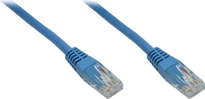 Produktbild von Patchkabel, Cat. 6, U/UTP, blau, 15m, Good Connections®