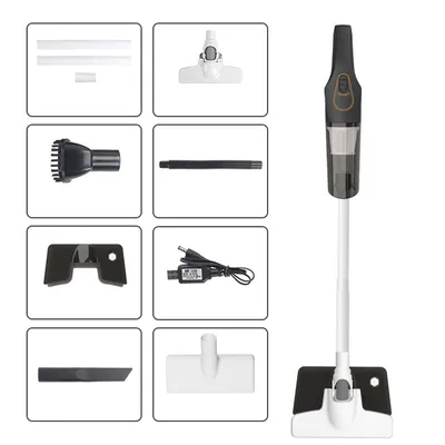 Produktbild von ZELURXX 5-in-1 Handstaubsauger, mehrschichtige Filterung, kabellose, Geräuscharmer Betrieb, Leichtes Design, Doppelnutzung für Haus und Auto, Schwarz