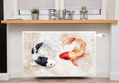 Zdjęcie produktu dla Ozdobna Mata magnetyczna Osłona grzejnika Dekoracyjna Maskownica kaloryfera 60x100 cm