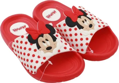 Produktbild von Rote Minnie-Maus-3D-Hausschuhe 28/29
