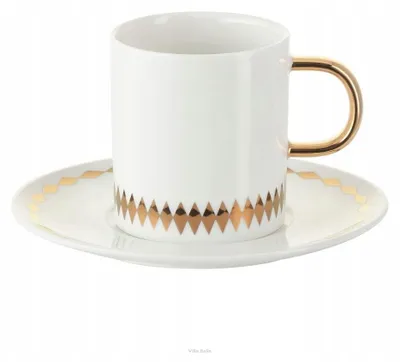 Produktbild von Villa Italia GAJA Porzellan Kaffeeservice 6 Tassen elegant 170ml