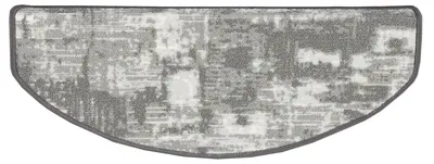 Produktbild von Trend Schlinge Stufenmatte Einfarbig (halbrund), Größe / Ausführung / Menge:18x56 cm (halbrund) 1 Stck., Farbe:Hellgrau Trend