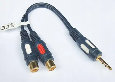 Produktbild von Vitalco JR44 Adapter Mini Jack auf 2x RCA