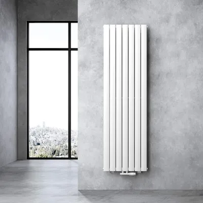 Produktbild von doporro Design Badheizung 180x54cm Weiß Paneelheizkörper Einlagig Vertikal Mittelanschluss Bad-Heizkörper Ohne Heizstab FV