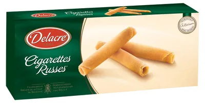Produktbild von Delacre Cigarettes Russes feine Gebäckröllchen 200g 5er Pack