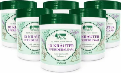 Produktbild von 6x250 ml 10 Kräuter Pferdebalsam – Hauppflege