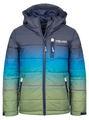 Produktbild von Trollkids Kinder Hemsedal Snow Winterjacke navy/moss 104