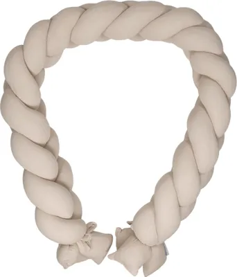 Produktbild von MamaLoes Bettnestchen Geflochten Baumwolle Ecru 210 cm ML020504