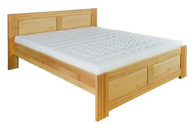 Produktbild von Schlafzimmer Holzbett Echtes Holz Bett Betten Hotel 180x200 Stil Massive Möbel
