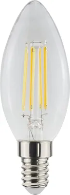 Produktbild von Toshiba LED Filament Kerzen Lampe E14 4.5W 2700K 470Lm wie 40W