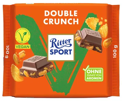 Immagine prodotto di Ritter Sport Vegan Doppio Croccante al Cioccolato con Cornflakes 100g