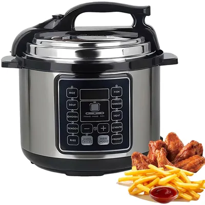 Produktbild von Multifunktionskocher, 10-in-1 Kochmöglichkeiten, 6L Kapazität, Schwarz