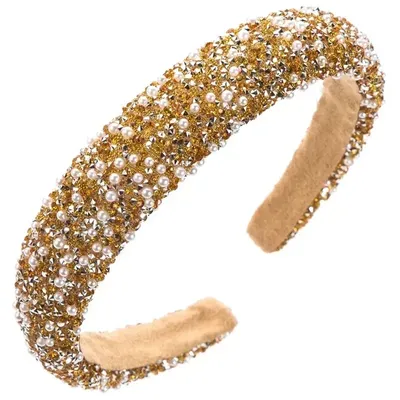 Produktbild von Elegantes goldenes Stirnband GI-30169 für jeden Anlass KP30169