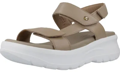 Produktbild von Panama Jack NOOR B4 Damen Schnürschuh aus echtem Leder in der Farbe Beige