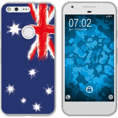 Produktbild von PhoneNatic Case kompatibel mit Google Pixel Silikon-Hülle WM Australien M2