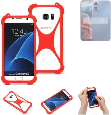 Produktbild von K-S-Trade Handy-Hülle kompatibel mit Motorola G34 5G Schutz-Hülle Bumper Silikon Schutz Hülle Cover Case Silikoncase Silikonbumper TPU Softcase