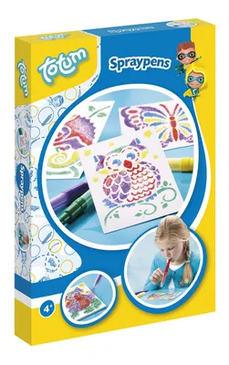 Produktbild von Totum Spraypens - Pustestiftbilder zum Basteln