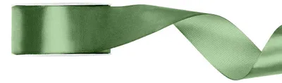 Image de Ruban cadeau en satin vert sauge 25m 38mm de large