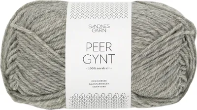Produktbild von Sandnes Peer Gynt 50g - 100% Schurwolle Grau meliert 1042