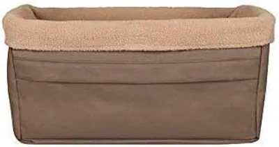 Image de Petit accessoire de voiture pour chiens, marron, taille S, jusqu'à 8 kg