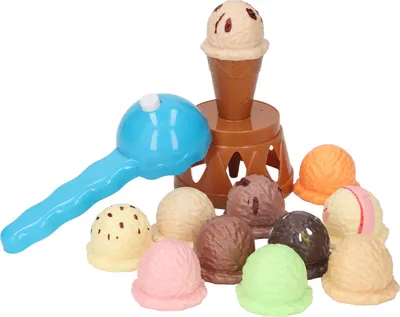 Obrázok produktu pre Eiscreme Balancing Game Learning Pretend Play Food Ice Cream Cone Play Game für Kinder Tisch