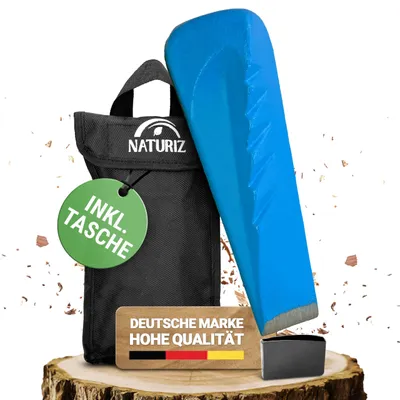 Drehspaltkeil 2,3 kg mit Tasche & Schutzkappe, blau