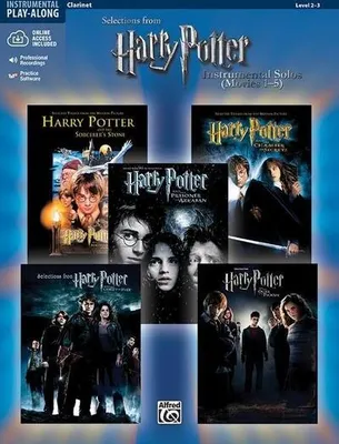 Obrázek produktu pro Harry Potter Instrumental Solos (Movies 1-5): Clarinet, Book & CD [With CD]