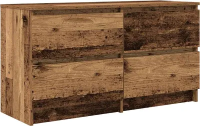 Obrázok produktu pre vidaXL TV skrinka vzhľad starého dreva 100x35x54 cm materiál na báze dreva