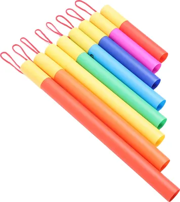 Zdjęcie produktu dla 8-częściowy zestaw muzycznych tub dźwiękowych Plastikowy interaktywny edukacyjny instrument perkusyjny dla dzieci