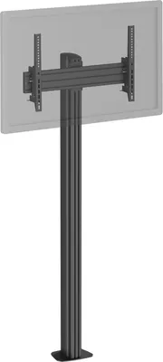 Image de Support TV sur pied TV 32'' - 75'' Hauteur 175cm à visser, Inclinable noir