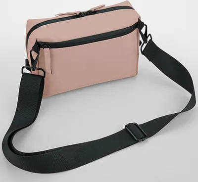 Immagine prodotto di BagBase BG334 | Borsa a tracolla inPoliuretanoopaco - Colore: Rosa nudo - Dimensioni: 20 x 15 x 6 cm