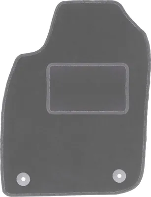 Produktbild von Fahrerfußmatte Velours graphit passend für Audi A6 C5 (1997-2005, Avant, Kombi, Limousine, quattro, allroad) – mit Befestigungen – passgenau