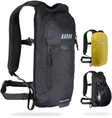 Produktbild von AARON Backpack 8L Fahrradrucksack wasserdicht mit Regenschutz Rucksack 8 Liter