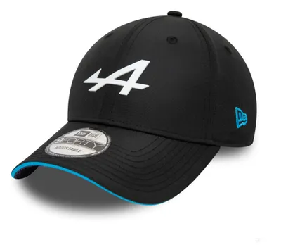 Produktbild von Alpine Kappe, New Era, Team, 9FORTY, Schwarz, 2023