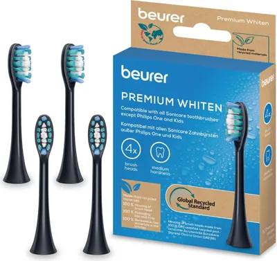 Immagine prodotto di Testina Beurer per spazzolino sonico Premium Whiten 4 pezzi