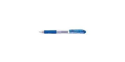 Produktbild von Pentel Hybrid Gel Grip, Retractable, Blau, Blau, Transparent, Medium, Metall