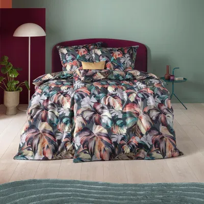 Produktbild von Estella Mako-Satin Bettwäsche Amy salbei 155x220 cm + 80x80 cm