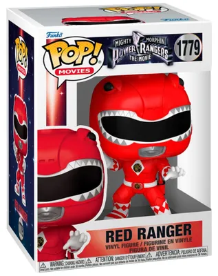 Produktbild von Funko FK81197 - Power Rangers - Der Film POP! Movies Vinyl Figuren Red Ranger 9 cm - Neu