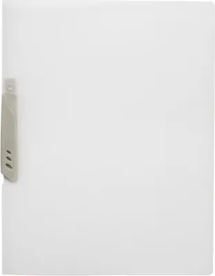 Produktbild von D.RECT 4420 12 Stück Klemmmappen | Schnellhefter mit Clip A4 Grau