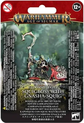 Produktbild von Warhammer Age of Sigmar Gloomspite Gitz Squigboss with Gnasha-Squig