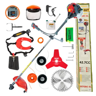 Immagine prodotto di Decespugliatore a benzina Procraft 357GBC-EL con avviamento elettrico