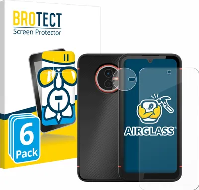 Produktbild von 6x BROTECT Schutzglas für Gigaset GX4 / GX4 Pro (Display+Kamera) Schutzfolie Panzer Folie Glas Display Schutz klar