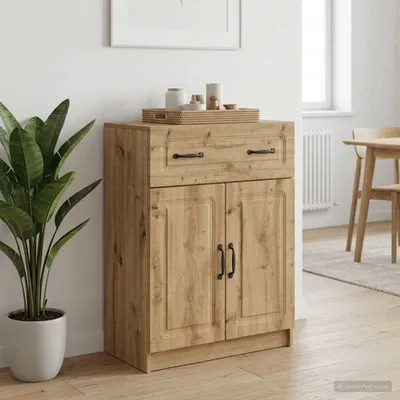 Obrázok produktu pre vidaXL Komoda Artisan – dub 66 x 34,5 x 87 cm drevotrieska