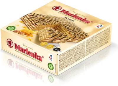 Obrázok produktu pre Medová torta MARLENKA® s vlašskými orechmi 800 g