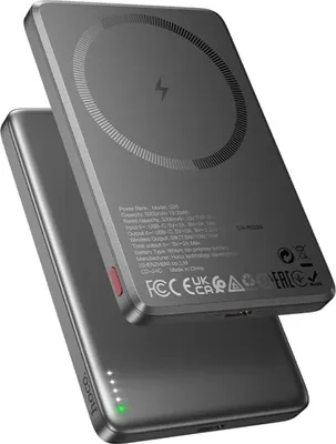 Immagine prodotto di HOCO Powerbank 5000 mAh compatibile con MagSafe PD QC 2A 20W Q26 grigio