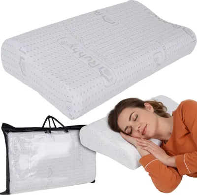 Obrázek produktu pro Ruhhy 26039 Ortopedický polštář z paměťové pěny, bílý