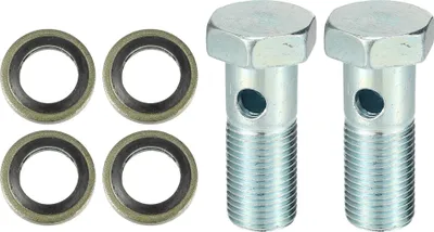 Image de 2 Ensemble Adaptateur de Raccord de Frein Universel à Boulon Banjo M16 x 1.5