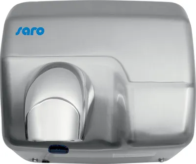 Imagen del producto de Secamanos de acero inoxidable con sensor infrarrojo y un flujo de aire potente para un secado rápido de las manos